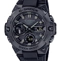 Casio Casio G-Shock GST-B400BB-1ADR (GST-B400BB-1A) GST G-Steel GST-B400BB-1A электронные мужские часы  черный циферблат, браслет пластик — вид спереди