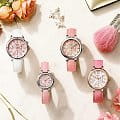 Casio Casio Sheen SHE-4029L-4A кварцевые женские часы часы, крупный план розовый циферблат