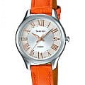 Casio Casio Sheen SHE-4050L-7A  SHE-4050L-7A кварцевые женские часы  серый циферблат, браслет кожаный — вид спереди