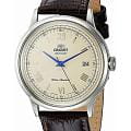 Orient Orient Automatic AC00009N  AC00009N механические мужские часы  бежевый циферблат, браслет кожаный — вид спереди