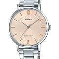Casio Casio Collection  LTP-VT01D-4B  LTP-VT01D-4B кварцевые женские часы  розовый циферблат, браслет нержавеющая сталь — вид спереди