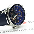 Casio Casio Edifice EFV-600L-2A кварцевые мужские часы часы, крупный план синий циферблат