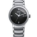Rado Rado Centrix Diamonds R30940703 Automatic R30940703 механические женские часы  черный циферблат, браслет нержавеющая сталь — вид спереди