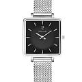 Pierre Lannier Pierre Lannier LeCare 007H638  007H638 кварцевые женские часы  черный циферблат, браслет нержавеющая сталь — вид спереди