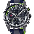 Casio Casio Edifice Scuderia Alpha Tauri Limited Edition EQB-1200AT-1A EQB EQB-1200AT-1A кварцевые мужские часы  серый циферблат, браслет тканевый — вид спереди