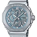 Casio Casio G-Shock GMC-B2100AD-2A Premium GMC-B2100AD-2A электронные мужские часы  голубой циферблат, браслет нержавеющая сталь — вид спереди