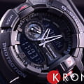 Casio GA-400-1B наручные мужские часы застежка крупным планом