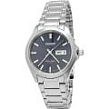Orient Orient UG0Q004B (FUG0Q004B)  FUG0Q004B автокварц (кинетик) мужские часы  черный циферблат, браслет 18-каратное желтое золото — вид спереди