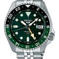 Seiko Seiko 5 Sports SKX series SSK035K1 SKX SSK035K1 механические мужские часы  зеленый циферблат, браслет нержавеющая сталь — вид спереди