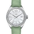 TAG Heuer TAG Heuer Formula 1 WBJ131A.FC8249  WBJ131A.FC8249 кварцевые женские часы  белый циферблат, браслет кожаный — вид спереди