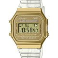 Casio Casio Vintage A168XESG-9AEF  A168XESG-9A кварцевые мужские часы   циферблат, браслет полимер — вид спереди