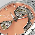 Hamilton Hamilton Jazzmaster Open Heart Lady Auto H32215100 швейцарские наручные женские часы заводная головка с логотипом Hamilton
