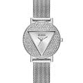 Guess Guess Trend GW0671L1  GW0671L1 кварцевые женские часы  серебристый циферблат, браслет нержавеющая сталь 316l — вид спереди