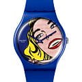 Swatch Swatch New Gent SUOZ352  SUOZ352 кварцевые женские часы  синий циферблат, браслет силикон — вид спереди