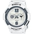 Casio Casio Baby-G BGA-210-7B1  BGA-210-7B1 кварцевые женские часы  белый циферблат, браслет пластик — вид спереди