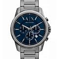 Armani Exchange Armani Exchange Banks AX1731  AX1731 кварцевые мужские часы  синий циферблат, браслет нержавеющая сталь — вид спереди