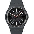 Swatch Swatch New Gent Biosourced Lacquered SO29A101  SO29A101 кварцевые женские часы  серый циферблат, браслет биоматериал — вид спереди