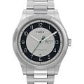 Timex Timex Waterbury Traditional TW2U99300  TW2U99300 кварцевые мужские часы  белый циферблат, браслет нержавеющая сталь — вид спереди