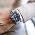 Seiko SLA023J1 наручные мужские часы застежка крупным планом