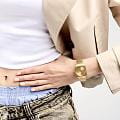 D1 Milano D1 Milano Square Disco Gold SQBL03  наручные мужские часы фото под углом.