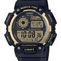 Casio Casio Collection AE-1400WH-9AVDF (AE-1400WH-9A)  AE-1400WH-9A кварцевые мужские часы  серый циферблат, браслет пластик — вид спереди