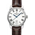 Certina Certina DS Podium C001.007.16.013.00  C0010071601300 механические женские часы  белый циферблат, браслет кожаный — вид спереди