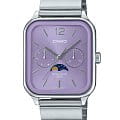 Casio Casio Collection MTP-M305D-6A   MTP-M305D-6A  кварцевые мужские часы  фиолетовый циферблат, браслет нержавеющая сталь — вид спереди