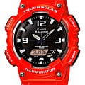 Casio Casio AQ-S810WC-4A  AQ-S810WC-4A кварцевые мужские часы  черный циферблат, браслет пластик — вид спереди