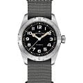 Hamilton Hamilton Khaki Field Expedition Auto H70225930  H70225930 механические женские часы  черный циферблат, браслет тканевый — вид спереди