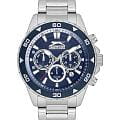 Slazenger Slazenger SL.09.2250.2.03  SL.09.2250.2.03 кварцевые мужские часы  синий циферблат, браслет нержавеющая сталь — вид спереди