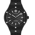 Philipp Plein Philipp Plein Plein Underdog PWUFA0325  PWUFA0325 кварцевые мужские часы  черный циферблат, браслет силикон — вид спереди