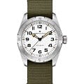 Hamilton Hamilton Khaki Field Mechanical H70225910  H70225910 механические женские часы  белый циферблат, браслет тканевый — вид спереди