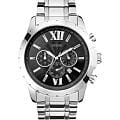 Guess Guess Optic W0193G2  W0193G2 кварцевые мужские часы  черный циферблат, браслет нержавеющая сталь — вид спереди