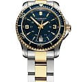 Victorinox Victorinox 249080  249080 кварцевые женские часы  синий циферблат, браслет сталь c pvd покрытием — вид спереди