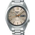 Seiko Seiko 5 Sports SNXS series SRPK91K1 SNXS SRPK91K1 механические мужские часы  бежевый циферблат, браслет нержавеющая сталь — вид спереди