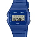 Casio Casio F-91WB-2A1  F-91WB-2A1 кварцевые мужские часы   циферблат, браслет пластик — вид спереди