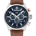 Timberland Timberland Henniker TDWGH2100606  TDWGH2100606 кварцевые мужские часы  синий циферблат, браслет кожаный — вид спереди