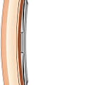 Daniel Wellington Daniel Wellington Bound Black Crocodile Rose Gold DW00100693  шведские женские часы на браслете кожаный боковой вид