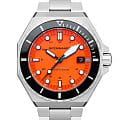 Spinnaker Spinnaker Dumas SP-5081-BB  SP-5081-BB механические мужские часы  оранжевый циферблат, браслет нержавеющая сталь — вид спереди