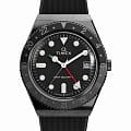 Timex Timex Q Timex Reissue TW2V38200  TW2V38200 кварцевые мужские часы  черный циферблат, браслет силикон — вид спереди