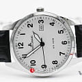 Jacques Lemans Jacques Lemans 1-2002B  австрийские мужские часы на браслете кожаный боковой вид