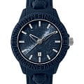 Plein Sport Plein Sport Fearless PSQBA0323  PSQBA0323 кварцевые мужские часы  синий циферблат, браслет силикон — вид спереди