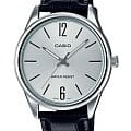 Casio Casio  Collection MTP-V005L-7BUDF (MTP-V005L-7B)  MTP-V005L-7B кварцевые мужские часы  серебристый циферблат, браслет нержавеющая сталь — вид спереди