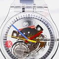 Swatch Swatch Clearly New Gent SO29K100-S06 gent швейцарские мужские часы на браслете пластик боковой вид
