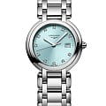 Longines Longines PrimaLuna L8.122.4.90.6 — наручные женские часы наручные часы в перспективе голубой циферблат