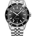 Raymond Weil Raymond Weil Freelancer 2775-ST1-20051  2775-ST1-20051 механические мужские часы  черный циферблат, браслет нержавеющая сталь — вид спереди