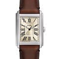 Fossil Fossil Carraway FS6012  FS6012 кварцевые мужские часы  бежевый циферблат, браслет кожаный — вид спереди