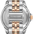 U.S. Polo Assn. U.S. Polo Assn. Fundamental USPA1048-03  американские мужские часы на браслете нержавеющая сталь боковой вид