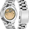 Citizen Citizen Tsuyosa NJ0150-81A механические мужские часы часы, крупный план белый циферблат