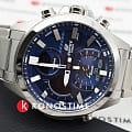 Casio Casio Edifice ECB-30D-2ADF (ECB-30D-2A) мужские часы синий циферблат на запястье